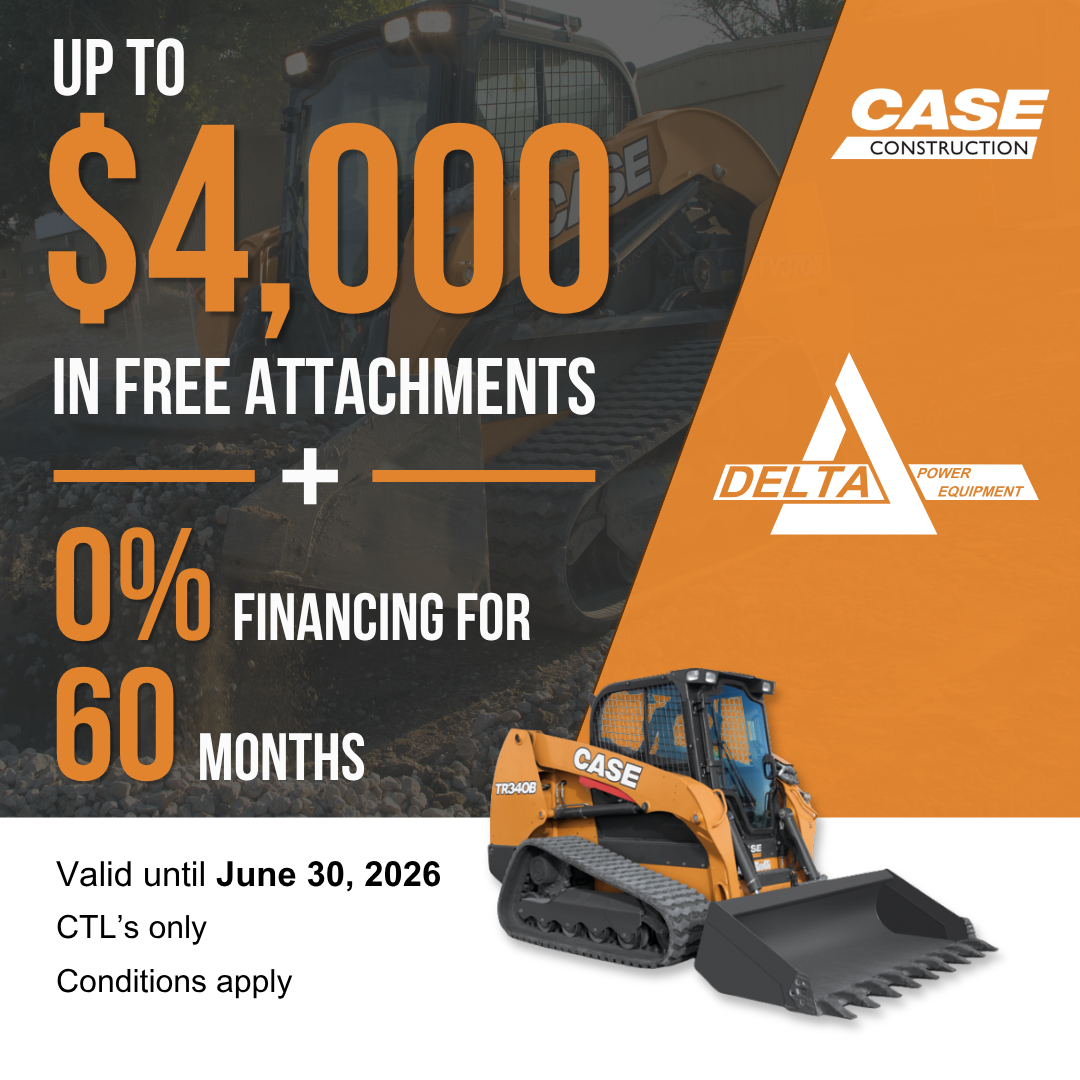  $4,000 in FREE attachments PLUS 0% financing for 60 months